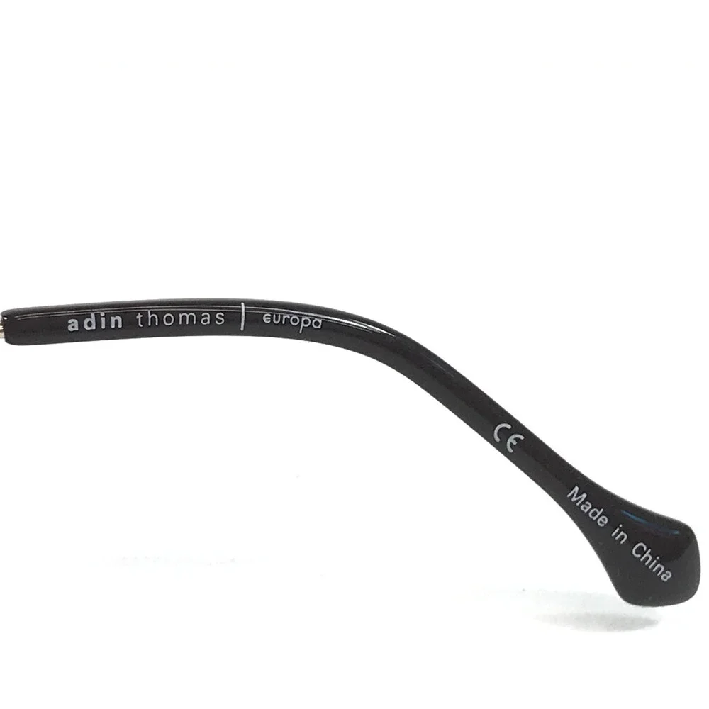 Adin Thomas Eyeglasses Frames AT-590 C1 Tortoise Smoke Gray Cat Eye 53-17-142